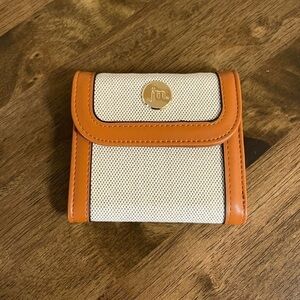 Jessica Moore Canvas Tri-Fold Wallet NEW